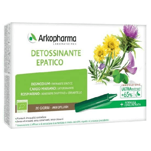 arkofluidi detossinante epatico - descrizione integratore alimentare con formula 100%