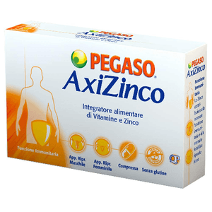 PEGASO Axizinco Integratore alimentare di Vitamine e Zinco, 50 compresse