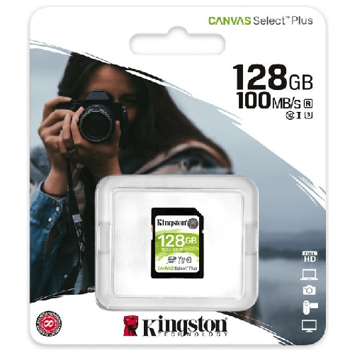 Kingston-Canvas-Select-Plus-Scheda-di-Memoria-Micro-SD---SDS2-128-GB-Class-10-UHS-I