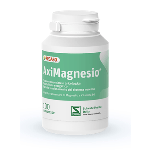 Aximagnesio 100 Compresse - Integratore alimentare di magnesio ad alta biodisponibilità da 8 fonti di magnesio