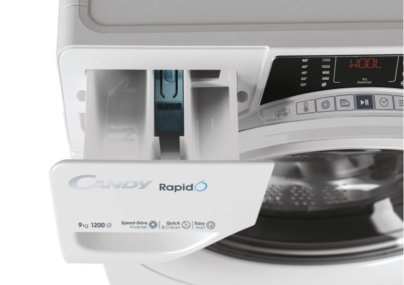 Candy-RapidO-RO-1294DWMT-1-S-lavatrice-Caricamento-frontale-9-kg-1200-Giri-min-Bianco