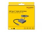 Delock-Splitter-USB-Type-C--DP-Alt-Mode--a-2-x-HDMI-MST-con-USB-Type-C-PD