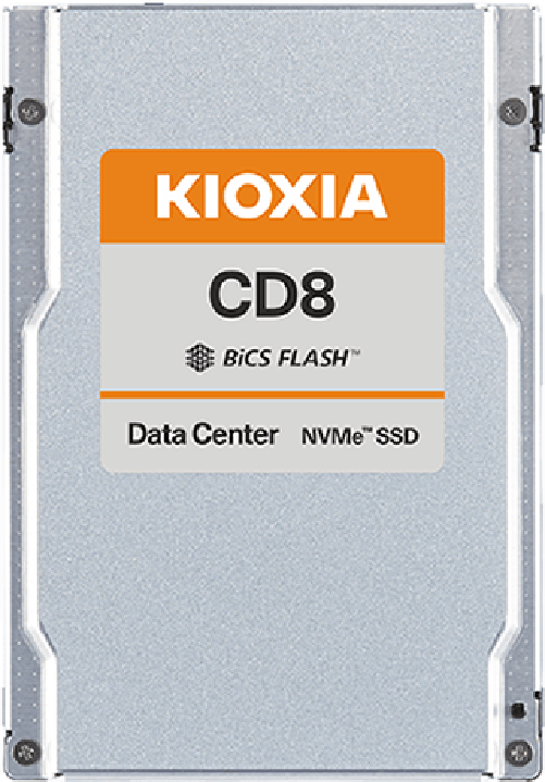 Kioxia Holdings Corporation Kioxia CD8-R 2.5 15360 GB PCI Express 4.0 BiCS FLASH TLC NVMe (KIOXIA KCD8 series - SSD