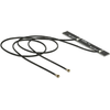 DeLOCK-89571-antenna-di-rete-MHF-5-dBi--Antenne-Doppel-WLAN-MHF-4L-Stecker-WiFi-6-802.11-2-x-25-cm-PCB-internKlebemontag