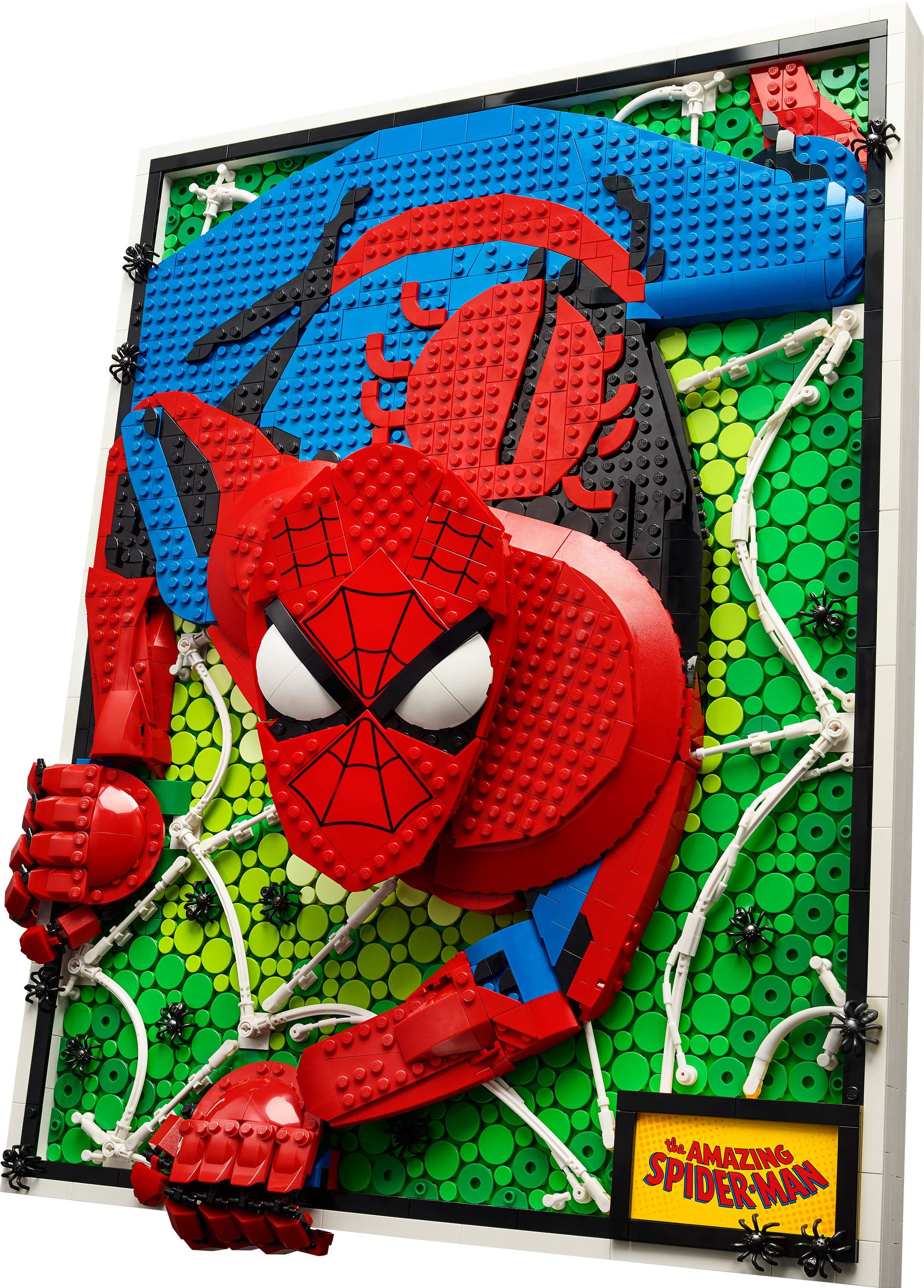 LEGO ART 31209 The Amazing Spider-Man, Canvas 3D Costruibile