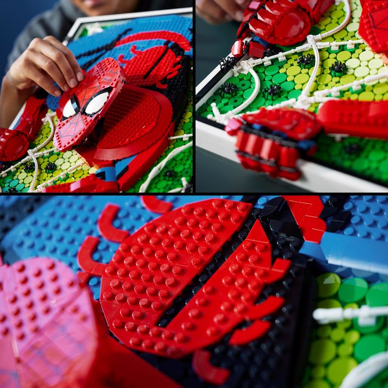 LEGO-ART-31209-The-Amazing-Spider-Man-Canvas-3D-Costruibile-Regalo-per-Adolescenti-e-Adulti-Fan-dei-Fumetti-e-dei-Supereroi