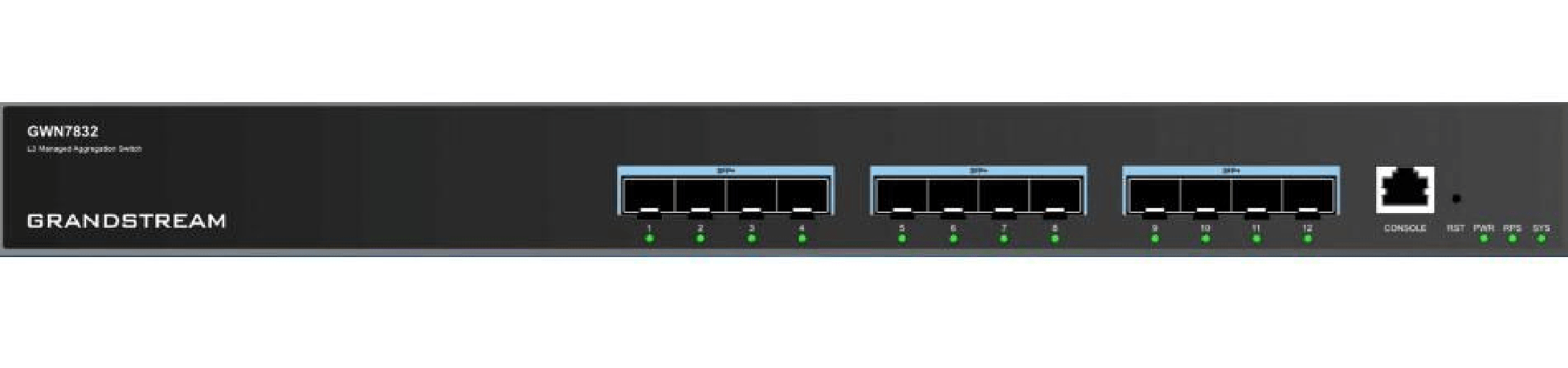 Grandstream Networks GWN7832 Switch di rete gestito L3 10G Ethernet (100/1000/10000) Grigio (GWN7832)