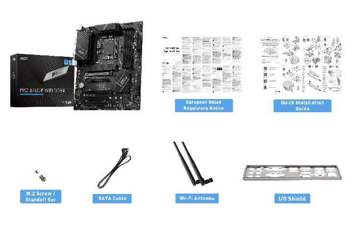 MSI-PRO-B760-P-WIFI-DDR4-Scheda-Madre-ATX-Supporta-Processori-Core-Intel-di-14°-13°---12°-Gen-LGA-1700---DDR4-Memory-Boost-fino-a-5333-MHz-OC-Slot-PCIe-4.0-x16-Slot-M.2-Gen4-LAN-2.5G-Wi-Fi-6E