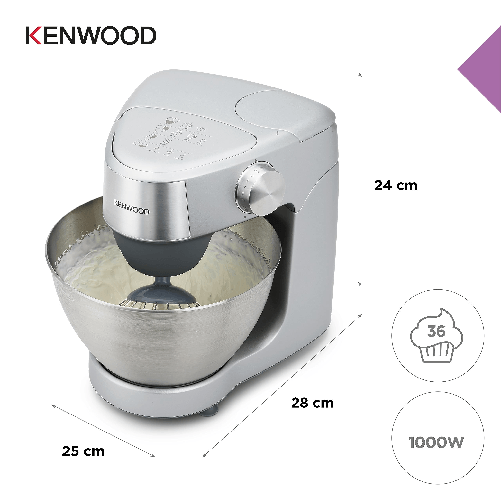 Kenwood-KHC29.P0SI-Impastatrice-Planetaria-Prospero--Ciotola-43L-Frullatore-in-vetro-12L-con-lame-dischi-in-acciaio-da-14L-Spremiagrumi-Tritacarne-Centrifuga-3-utensili-Silver