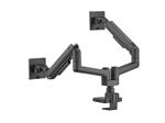 Equip-650182-17-35-Heavy-Duty-Dual-Monitor-Desk-Mount-Bracket-Black-2Years-warranty