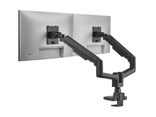 Equip-650182-17-35-Heavy-Duty-Dual-Monitor-Desk-Mount-Bracket-Black-2Years-warranty