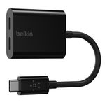 Belkin F7U081BTBLK Caricabatterie per dispositivi mobili Nero Interno (BELKIN DUAL USBC CHARGE ADAPTER BLK)