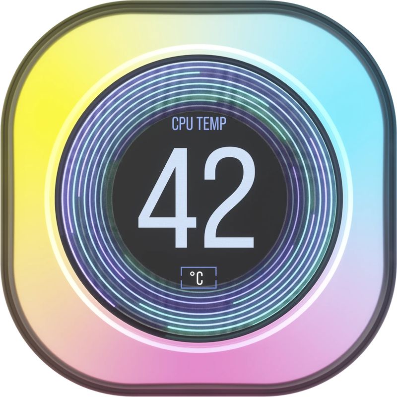 Corsair-CW-9061012-WW-parte-e-accessorio-del-sistema-di-raffreddamento-del-computer-Display--Corsair-iCUE-LINK-CPU-Coole