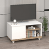HOMCOM-Carrello-Porta-TV-con-1-Anta-e-Vani-Aperti-Mobile-per-TV-fino-42---con-Ruote-80x45x39.5cm