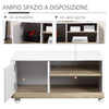 HOMCOM-Carrello-Porta-TV-con-1-Anta-e-Vani-Aperti-Mobile-per-TV-fino-42---con-Ruote-80x45x39.5cm