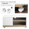 HOMCOM-Carrello-Porta-TV-con-1-Anta-e-Vani-Aperti-Mobile-per-TV-fino-42---con-Ruote-80x45x39.5cm