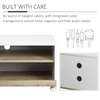 HOMCOM-Carrello-Porta-TV-con-1-Anta-e-Vani-Aperti-Mobile-per-TV-fino-42---con-Ruote-80x45x39.5cm