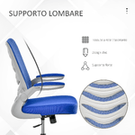 Vinsetto-Sedia-da-Ufficio-Ergonomica-Poltrona-Girevole-Altezza-Regolabile-e-Braccioli-Sollevabili-58.5x58x94.5-103.5cm-Blu