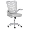 Vinsetto-Sedia-da-Ufficio-Ergonomica-Poltrona-Girevole-Altezza-Regolabile-e-Braccioli-Sollevabili-58.5x58x94.5-103.5cm-Grigio