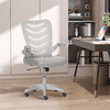 Vinsetto-Sedia-da-Ufficio-Ergonomica-Poltrona-Girevole-Altezza-Regolabile-e-Braccioli-Sollevabili-58.5x58x94.5-103.5cm-Grigio
