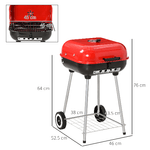 Outsunny-Barbecue-a-Carbonella-BBQ-Grill-con-Coperchio-e-Ruote-48×52.5×79.5cm