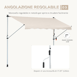 Outsunny-Tenda-da-Sole-a-Bracci-4x1.2m-con-Manovella-e-Struttura-Telescopica-Cachi