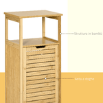 kleankin-Mobiletto-Bagno-con-Cesto-Multiuso-per-Bucato-e-Giocattoli-in-MDF-e-Bambu-40x30x86.5cm