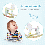 HOMCOM-Cavallo-a-Dondolo-per-Bambini-1-3-Anni-Design-Classico-in-Legno-con-Maniglie-e-Poggiapiedi-68x26.5x48cm-Bianco