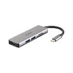 D-Link DUB-M530 replicatore di porte e docking station per laptop Cablato USB 3.2 Gen 1 (3.1 Gen 1) Type-C Alluminio