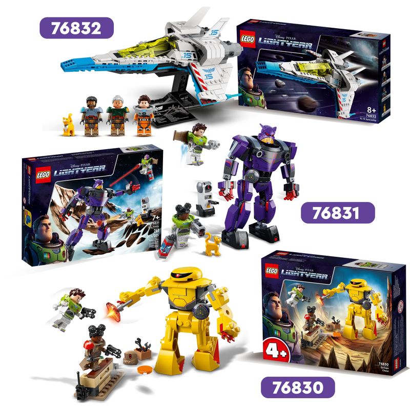 LEGO-Lightyear-Disney-e-Pixar-76831-Battaglia-di-Zurg-Giochi-per-Bambini-dai-7-Anni-Minifigure-di-Buzz-e-un-Action-Figure-Mech