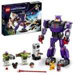 LEGO-Lightyear-Disney-e-Pixar-76831-Battaglia-di-Zurg-Giochi-per-Bambini-dai-7-Anni-Minifigure-di-Buzz-e-un-Action-Figure-Mech