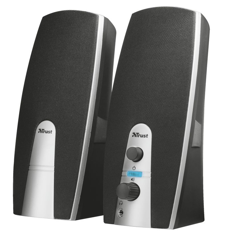 Trust-MiLa-2.0-Speaker-Set-Nero-Argento-Cablato-5-W