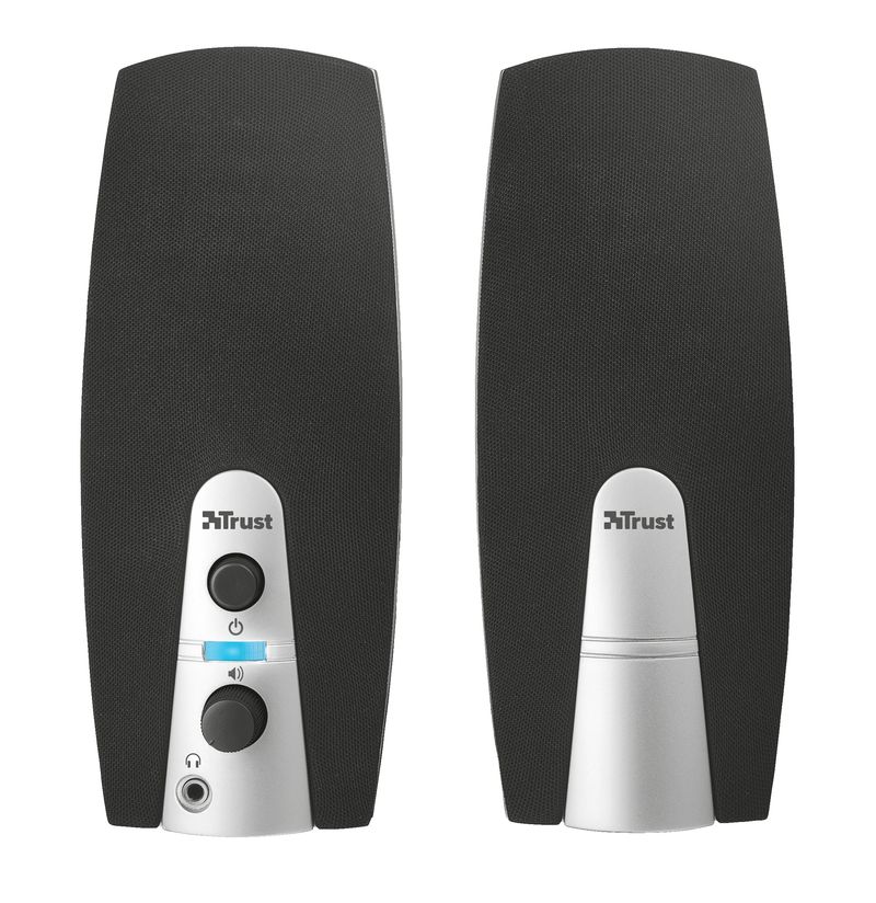 Trust-MiLa-2.0-Speaker-Set-Nero-Argento-Cablato-5-W