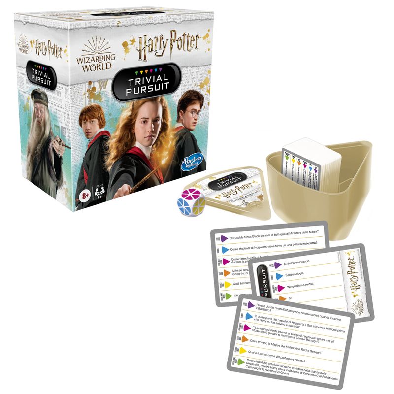 Hasbro-Gaming-Trivial-Pursuit-Harry-Potter--gioco-in-scatola-Gaming--sfida-trivial-in-versione-compatta-per-2-o-piu--giocatori-600-domande-dagli-8-anni-in-su