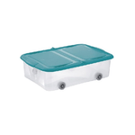 Tontarelli Contenitore Salvaspazio Stock Box Sottoletto con Ruote