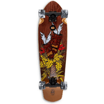 Cruiser Skateboard GHETTOBLASTER CRUISER TIKI TOTEM   MOGANO 32" 9.125"