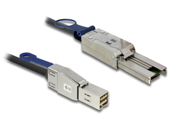 Delock Anschlsse Mini SAS HD x 1 SFF 8644 Stecker  Mini SAS HD x 1 SFF 8088 Stecker  6 Gb/s Serial Attached SCSI Kabel