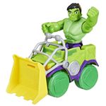 Hasbro Marvel , Spidey e I Suoi Fantastici Amici, set Hulk Smash Truck, action figure, veicolo e accessorio