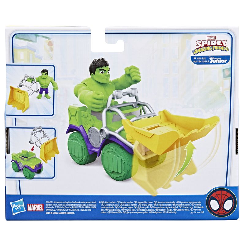 Marvel--Spidey-e-I-Suoi-Fantastici-Amici-set-Hulk-Smash-Truck-action-figure-veicolo-e-accessorio