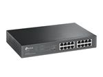 TP-Link-TL-SG1016PE-Gestito-L2-Gigabit-Ethernet--10-100-1000--Supporto-Power-over-Ethernet--PoE--1U-Nero