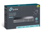 TP-Link-TL-SG1016PE-Gestito-L2-Gigabit-Ethernet--10-100-1000--Supporto-Power-over-Ethernet--PoE--1U-Nero