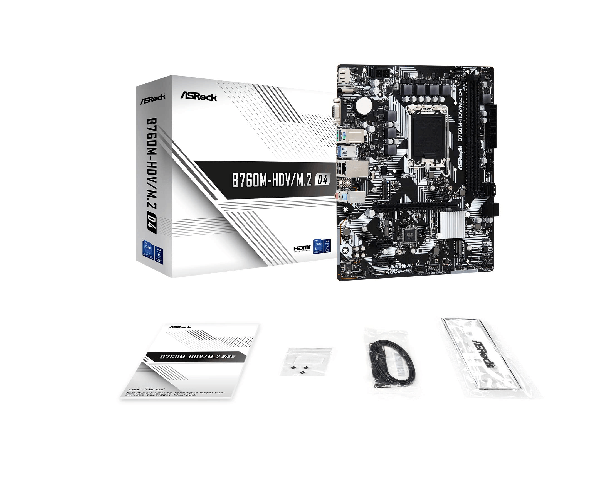 Scheda-Madre-Asrock-B760M-HDV-M.2-D4---Intel-B760-LGA-1700-micro-ATX