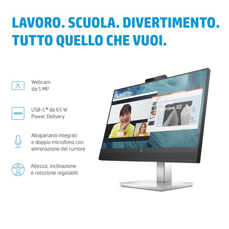 HP-E24m-G4-Monitor-PC-605-cm--23.8---1920-x-1080-Pixel-Full-HD-Nero-Argento