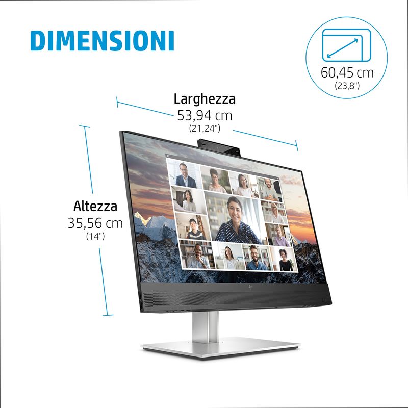 HP-E24m-G4-Monitor-PC-605-cm--23.8---1920-x-1080-Pixel-Full-HD-Nero-Argento
