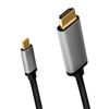 LogiLink---Adapterkabel---HDMI-mA¤nnlich-zu-USB-C-mA¤nnlich---1.8-m---Dreifachisolierung---Schwarz---unterstA¼tzt-4K-60-Hz-