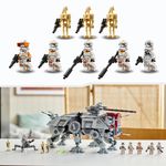 LEGO-Star-Wars-75337-Walker-AT-TE-Modellino-da-Costruire-Gambe-Snodabili-Cloni-Soldato-Droidi-da-Battaglia-e-Droide-Ragno