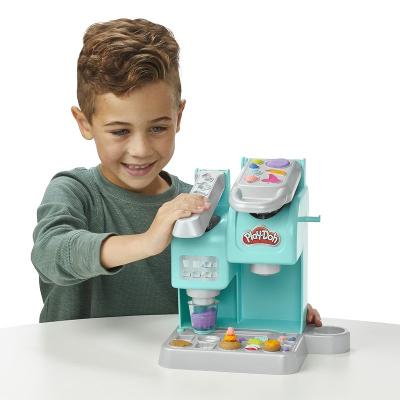 Play-Doh-La-Caffetteria-Super-Colorata-di--playset-con-20-accessori-e-8-vasetti-di-pasta-modellabile-atossica-per-bambini-dai-3-anni-in-su