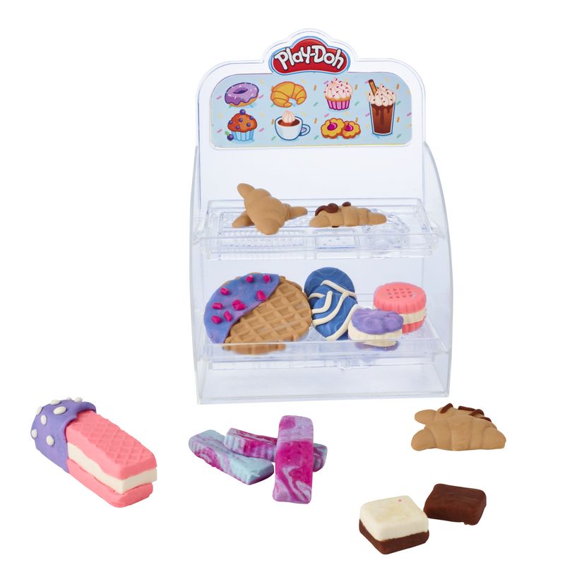 Play-Doh-La-Caffetteria-Super-Colorata-di--playset-con-20-accessori-e-8-vasetti-di-pasta-modellabile-atossica-per-bambini-dai-3-anni-in-su