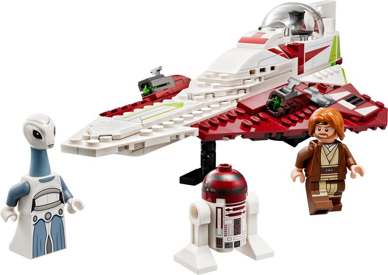 LEGO-Star-Wars-75333-Jedi-Starfighter-di-Obi-Wan-Kenobi-Set-l-Attacco-dei-Cloni-con-Droide-e-Minifigure-Taun-We-Spada-Laser