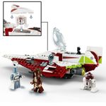 LEGO-Star-Wars-75333-Jedi-Starfighter-di-Obi-Wan-Kenobi-Set-l-Attacco-dei-Cloni-con-Droide-e-Minifigure-Taun-We-Spada-Laser